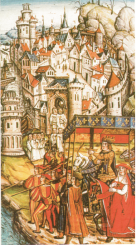 Genova in una stampa del XV secolo