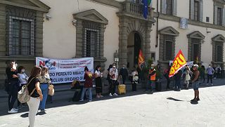 La manifestazione in piazza Duomo