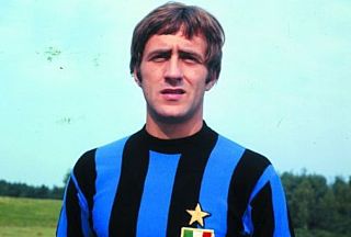 Mauro Bellugi con la maglia dell'Inter, in cui ha militato dal 1969 al 1974