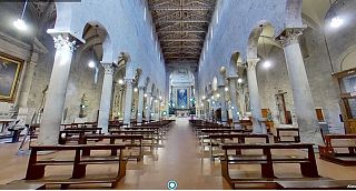 l'interno della cattedrale in versione virtuale