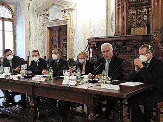 Michele Conti, Federico Gelli, Paolo Maria Mancarella, Silvia Briani, Eugenio Giani e Ugo Boggi