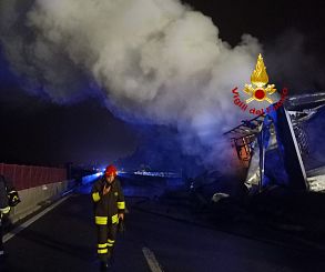 Il luogo dell'incendio