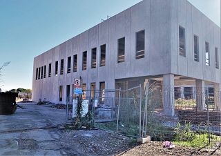 Il cantiere per il nuovo centro diagnostico a Pontedera