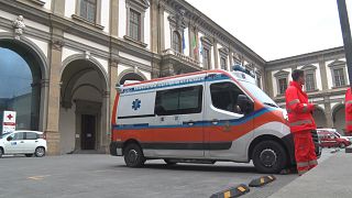Una ambulanza