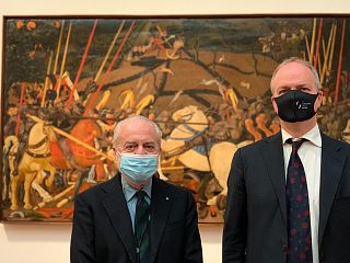 Aurelio De Laurentiis ed Eike Schmidt