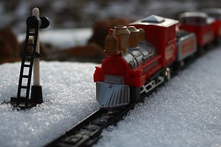 un modellino di treno