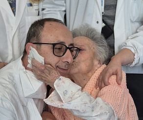 La signora Mafalda e il dottor Antonio Vito Mitidieri Costanza