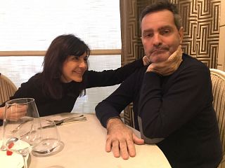 Riccardo Pieri con la moglie Michela