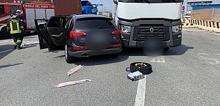 incidente auto camion