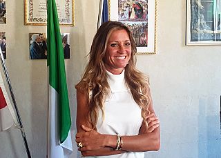 Il sindaco di Montevarchi Silvia Chiassai Martini