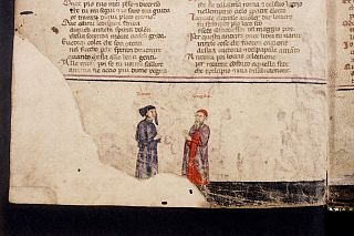 Miniatura di Dante e Virgilio – Crediti Digital Bodleian