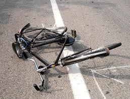 bicicletta incidentata