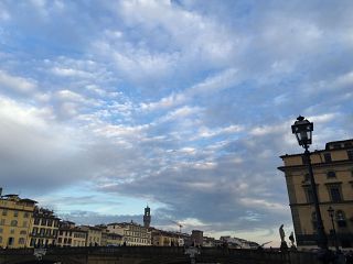 Cielo nuvoloso su Firenze