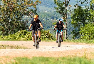 turisti in bicicletta