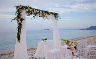 Location del matrimonio sulla spiaggia delle Ghiaie, Portoferraio