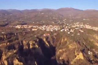 Uno scorcio del panorama di Castelfranco-Piandiscò