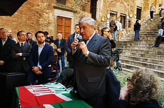Antonio Tajani a Siena