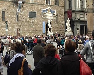 turisti a Firenze