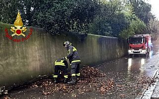 L'intervento dei vigili del fuoco