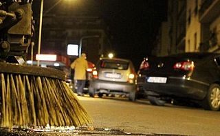 In foto una pulizia stradale