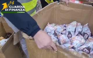Il sequestro operato dalla guardia di finanza