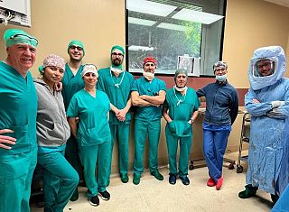 L'équipe che ha eseguito l'intervento 