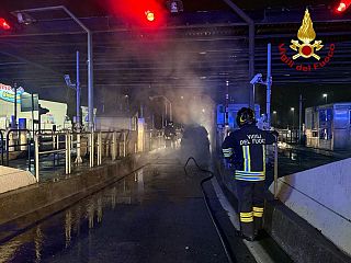 Il luogo dell'incendio