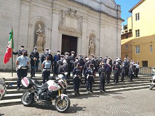 La polizia municipale di Lucca