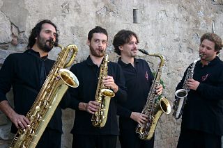 Il quartetto Saxofollia