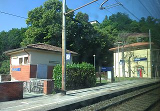 La stazione ferroviaria di Bucine
