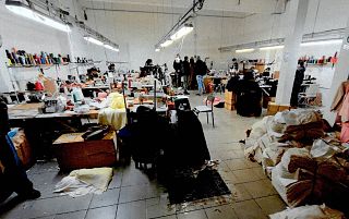 Il laboratorio tessile della ditta