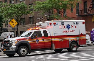 Un'ambulanza a New York