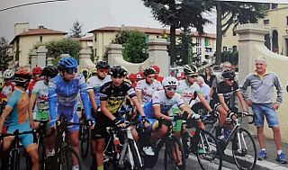 La partenza dell'edizione 2019 del Piccolo Giro del Valdarno