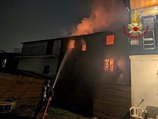 Il luogo dell'incendio