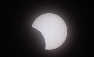 L'eclissi di sole del 25 Ottobre