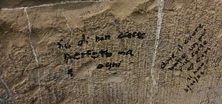 La scritta su Ponte Vecchio