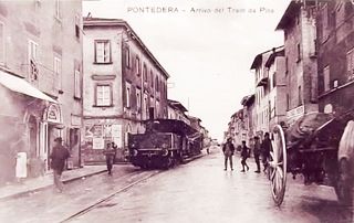 Il tram a Pontedera