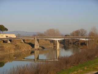 Il ponte sull'Arno a Lastra a Signa