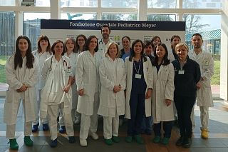 Il team delle Malattie Metaboliche del Meyer insieme a quello del Servizio Farmaceutico dell’ospedale