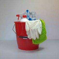 Secchi e altri strumenti per pulire il pavimento di ogni tipo