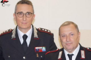 Il colonnello Mauro Izzo e il maresciallo maggiore Bontà