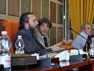 Il consigliere Riccardo Buscemi e il presidente del consiglio comunale Ranieri Del Torto
