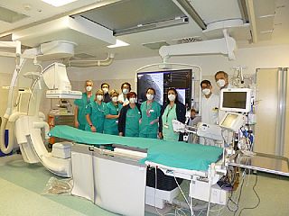 Il team della cardiologia all'ospedale di Empoli