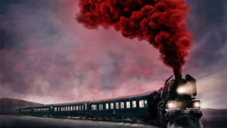 Il treno nel poster del film "Assassinio sull’Orient Express"