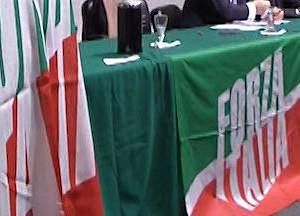 bandiera di Forza Italia