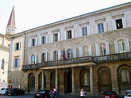 La sede della Provincia di Arezzo