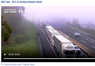 La coda sull'autostrada A1