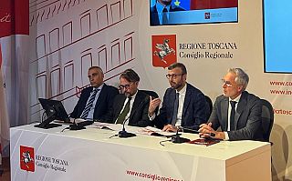 La conferenza stampa dell'Ufficio di presidenza del Consiglio regionale toscano