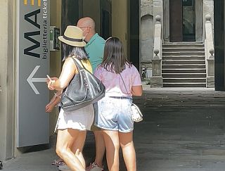 Turisti a Cortona