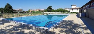 La piscina nel campus universitario di Sesto Fiorentino
